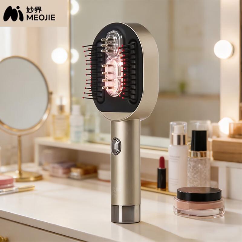 MIAOJIE T3 EMS Red Light Scalp Massager Comb