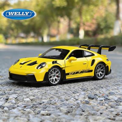 Welly 1:36 Porsche 911 GT3 RS Alloy Super Sports Car Model Diecast Metal Racing Vehicles Car Model Simulation Childrens Toy Gift