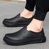 Men's Chef Shoes Anti Slip Oil Resistant Dirt Work Shoes Quick Drying Thick Soled Rain Shoe Large Size Breath Clogs Zapatillas