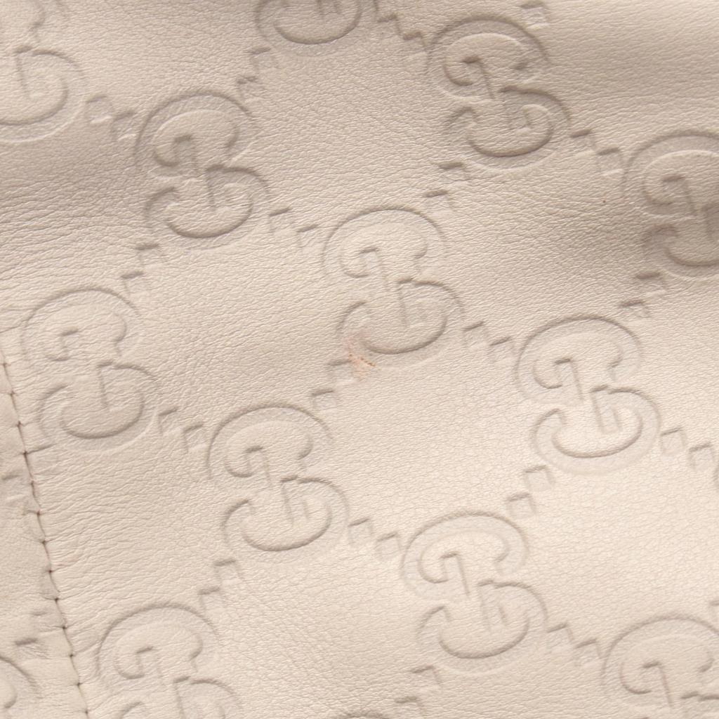 Used GUCCI Sookey Gucci Shima Tote Bag 296835 Leather Beige Used Women