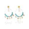Tassel Starfish Dangle Earrings Bead Drop Earrings Fashion Jewelry Irregular Earrings  Party