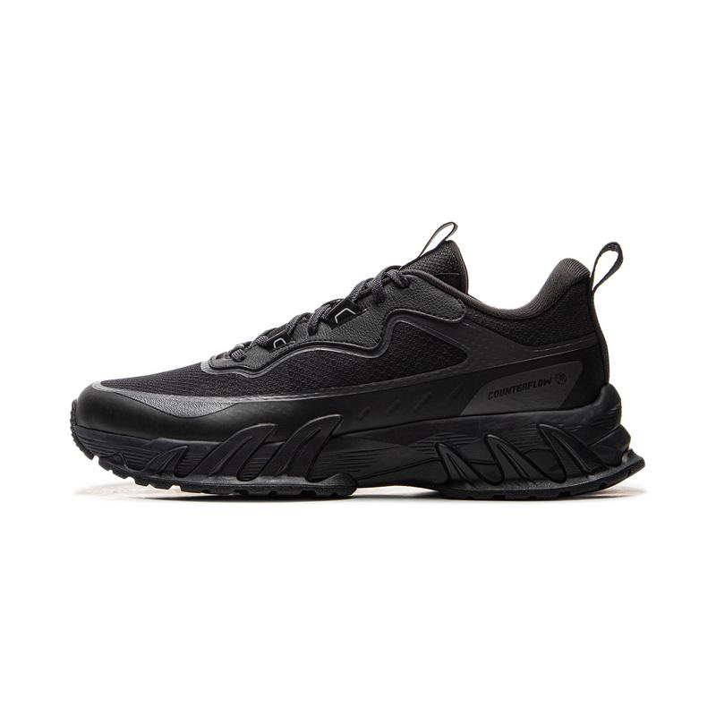New LiNing CF Tracing, Xiaoyao Xing V3 Slip Resistant Abrasion Resistant Low top Hiking Shoes Unisex Black AHTV017-5