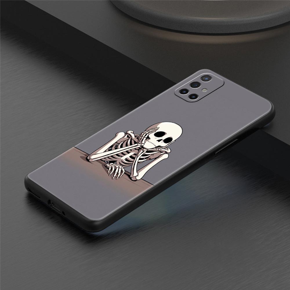 Phone Case For OnePlus 15 13 12 11 10 9 8 7T Pro 13T 13R 12R 10R 9RT 8T Nord 2T CE 2 3 5G Lite Soft Cover Hard Pink Purple Skull