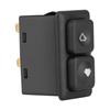 Car Electric Window Lifter Switch DC 12V 5 Pin for E23 E24 E28 E30 61311381205