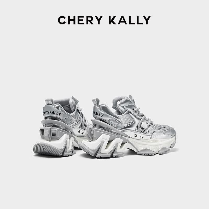 CHERY KALLY Women's Fashion Platform Dad Sneakers