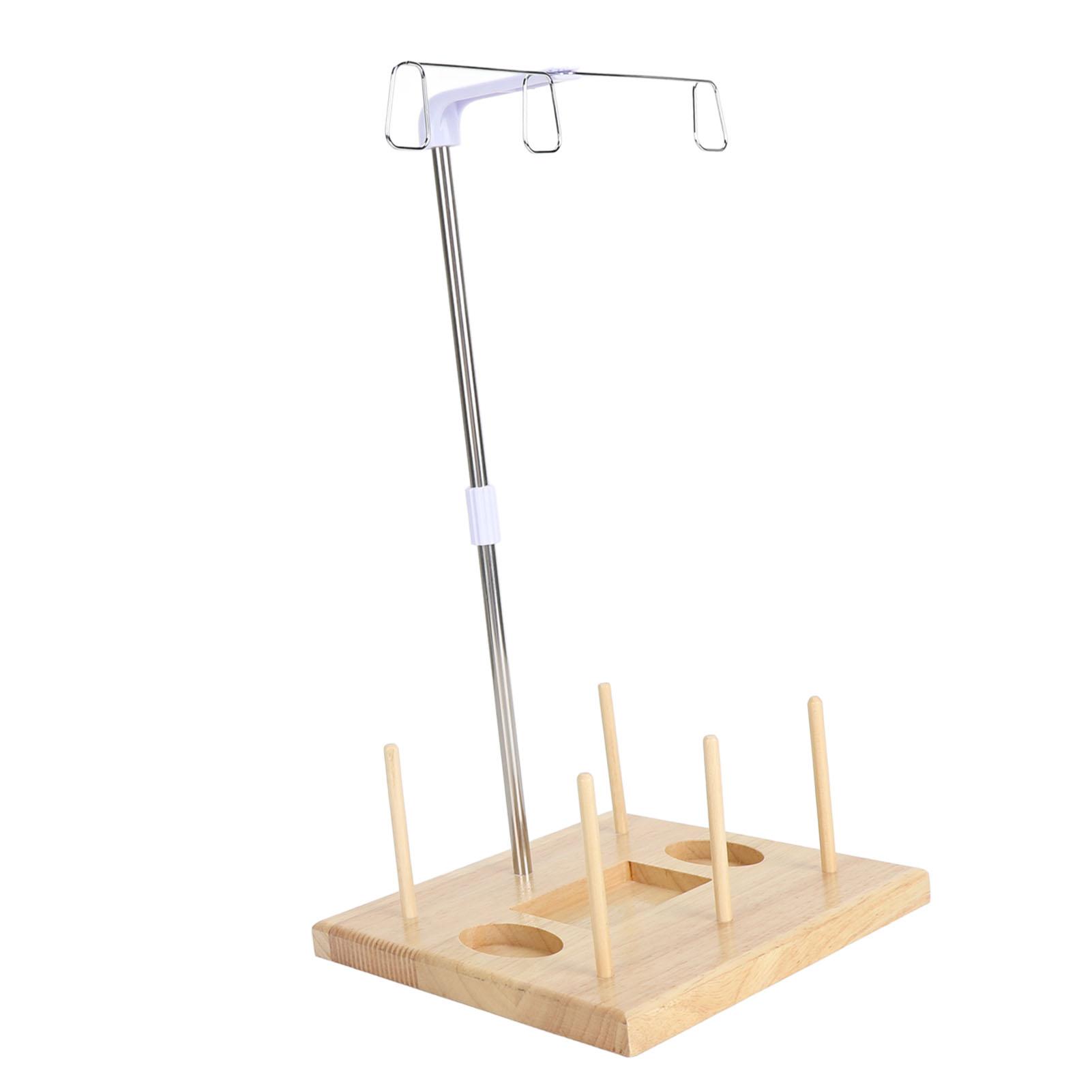 

Держатель нити, устойчивая деревянная основа, большая подставка для катушки ниток для вышивальной швейной машины, тип D