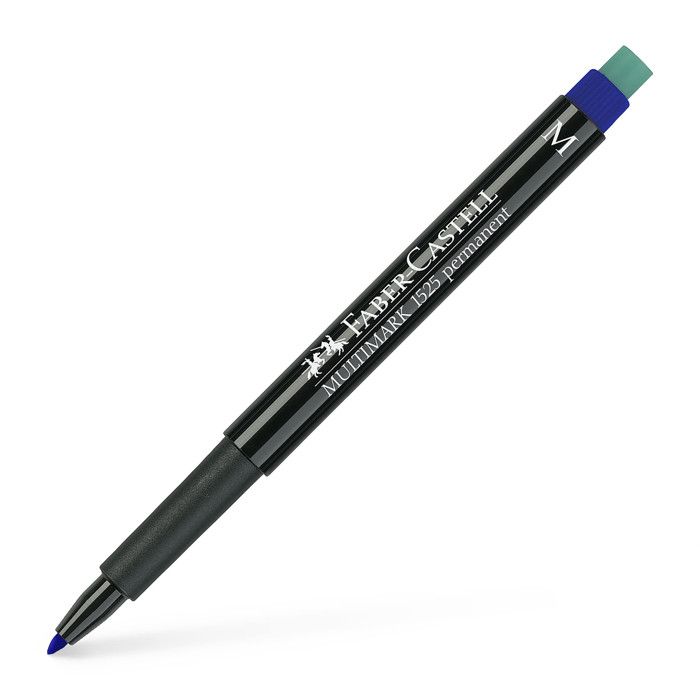 Marqueur permanent - FABER-CASTELL - 152551 - Bleu - 1 mm - Indélébile