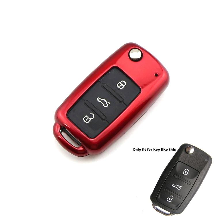 Carcasa ABS pentru chei auto pentru Volkswagen VW Polo Passat B5 Golf4 5 6 Jetta Tiguan Golf CrossFox Plus Eos Scirocco
