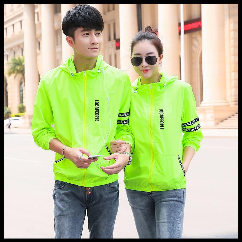 

Men s Summer UPF50 Breathable Anti-UV Ice Silk Fishing Jacket - Couples Sun Protection XL флуоресцентный зеленый