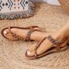 Bohemian Ethnic Women's Beaded Summer Beach Sandals
