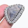 Natural Tiffany Stone Gemstone 925 Sterling Silver Jewelry Ring Size 7 C8k31