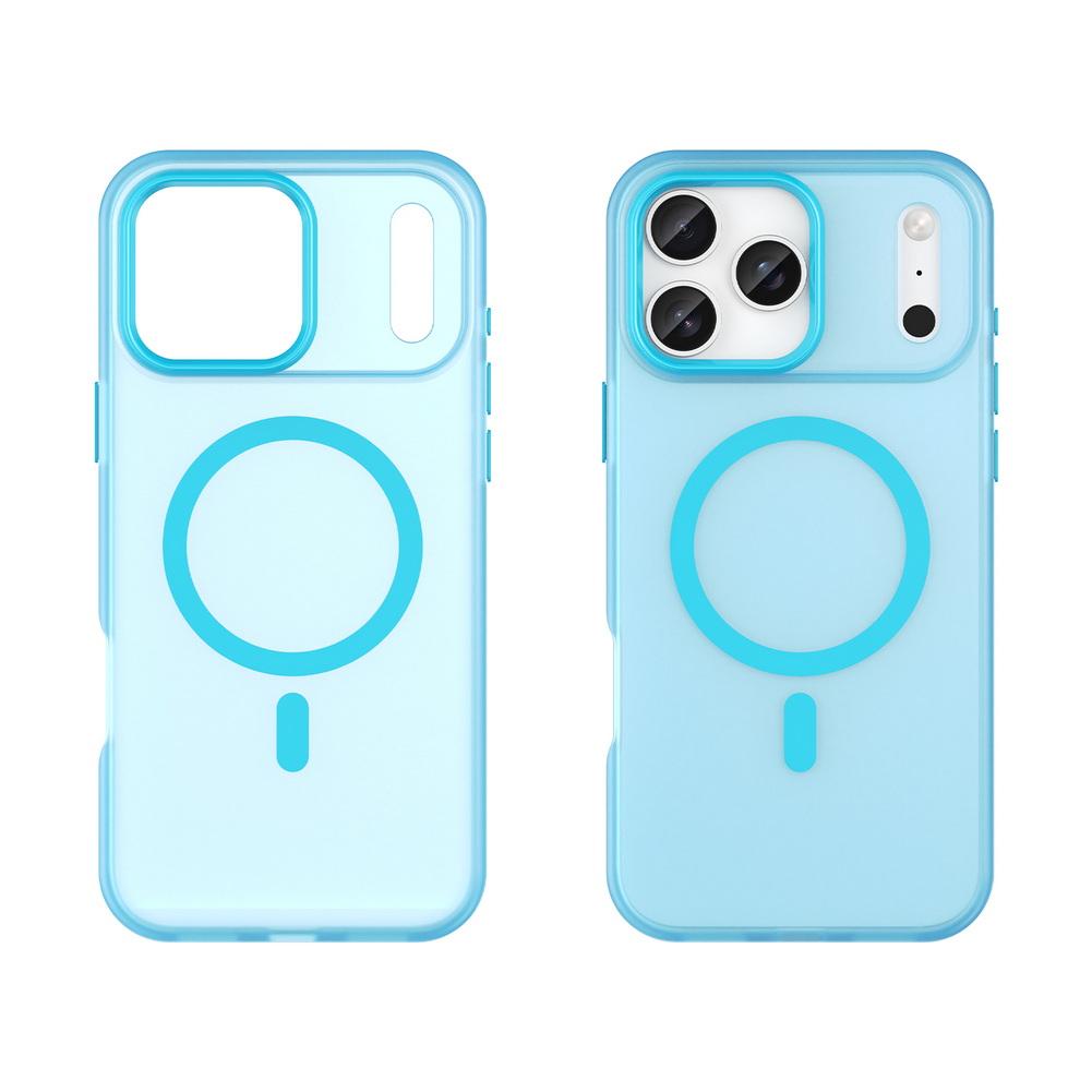 Matte Translucent Powerful Magnetic Anti-drop Case For iPhone 17 Pro Max 17 Air 16e 16 Pro 15 + 14 13 12 11 Protect Full Cover