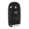 3 / 4 / 5 Buttons Remote Car Key Shell Wear-resistant Keyless Entry Key Fob Case Fit for Dodge / Chrysler
