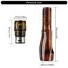 Aluminum Rod Refit Component Straight Handle Fishing Poles Grip Reel Seats Body 11.5mm Repair Accessories