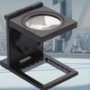 Foldable Folding Magnifier LED Lights Magnifying Glass Reading Aid Linen Tester  Jewellery Loupe