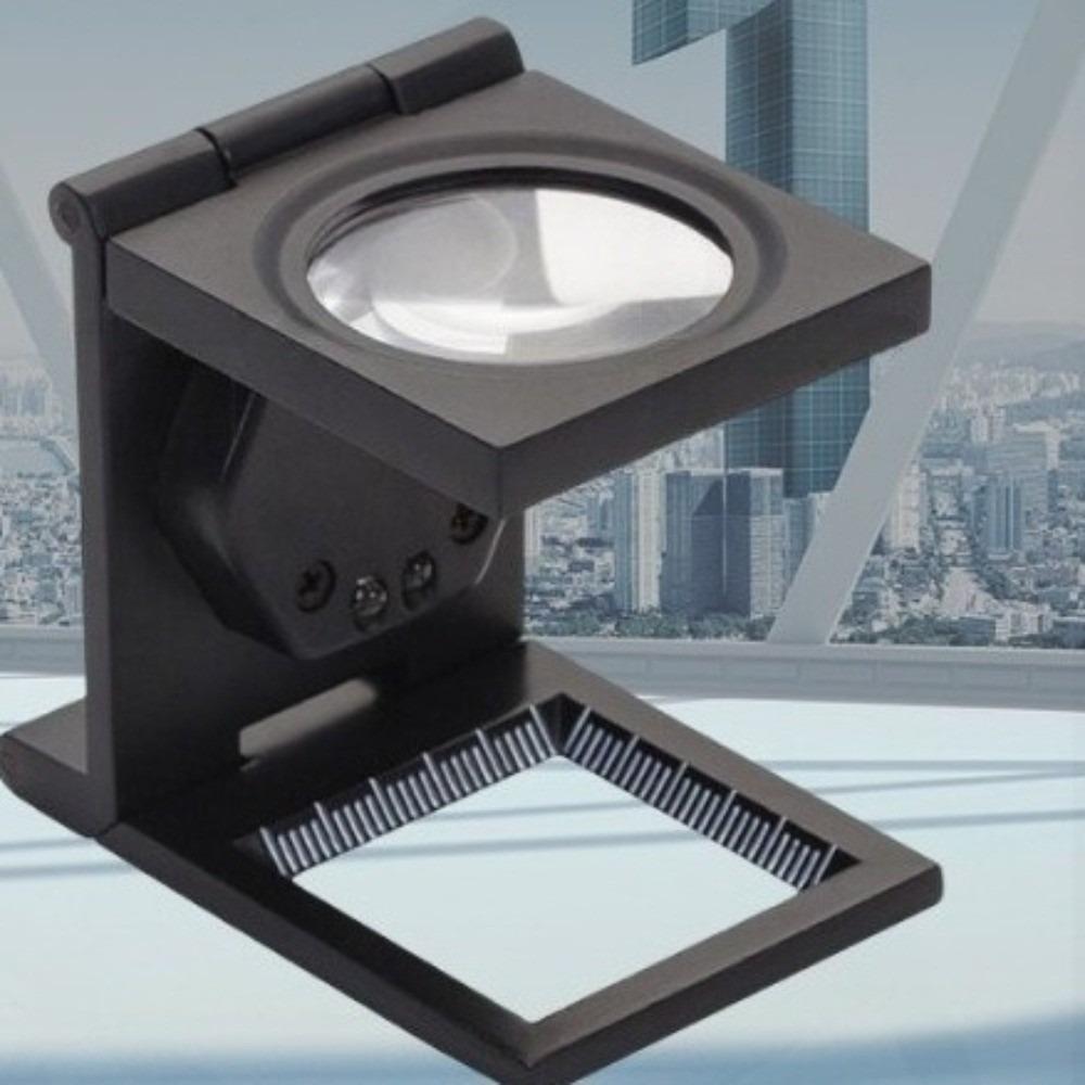 Foldable Folding Magnifier LED Lights Magnifying Glass Reading Aid Linen Tester  Jewellery Loupe