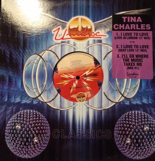 

12inch Record TINA CHARLES - I Love To Love SPEC1686 UNIDISC 1994 Canada Pop Used