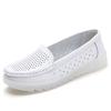 Women Summer Breathable Fitness Sneakers Women Soft Soled Casual Mom Shoes Work Nurse Shoes Flat Soled Bean Shoes for Women