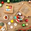 25 Stück Geschenkboxen mit Fenster Quadratische Leckerli-Boxen Geschenkverpackungsbox für Geburtstagsfeiern Hochzeit Feiertagsfeiern Erntedankfest Weihnachten