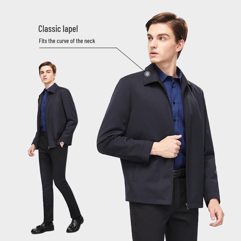 Youngor Men's Slim-Fit Wool Blend Executive Jacket