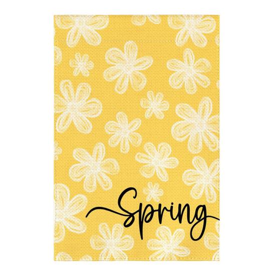 Spring Summer Floral Garden Flag 12x18 Inch Vertical Double Sided Colorful
