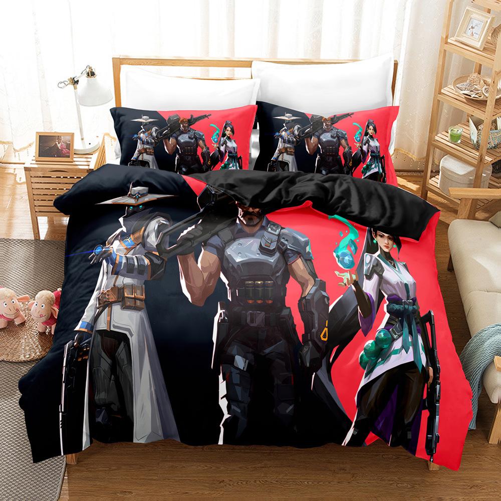 Games  Bedding Set Teenage Bedding Set High Quality Quilt Cover Gifts For Children Single Double Large Size