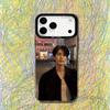 Zhang Ling He For iPhone 17,16,15,14,13,12,X,8,Pro,Max,Plus,SE4,Air,Mini Black IMD Matte Case