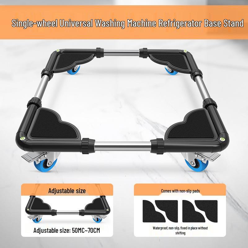

Антивибрационная подставка для стиральной машины и холодильника с нескользящими ножками чёрный