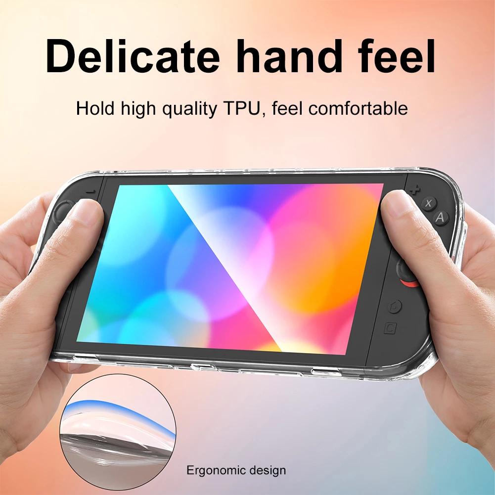 Klare TPU-Hülle für Nintendo für Switch 2 Schutzschale Abdeckung Anti-Fall Schutzhülle für Switch 2 Handheld-Spielekonsole