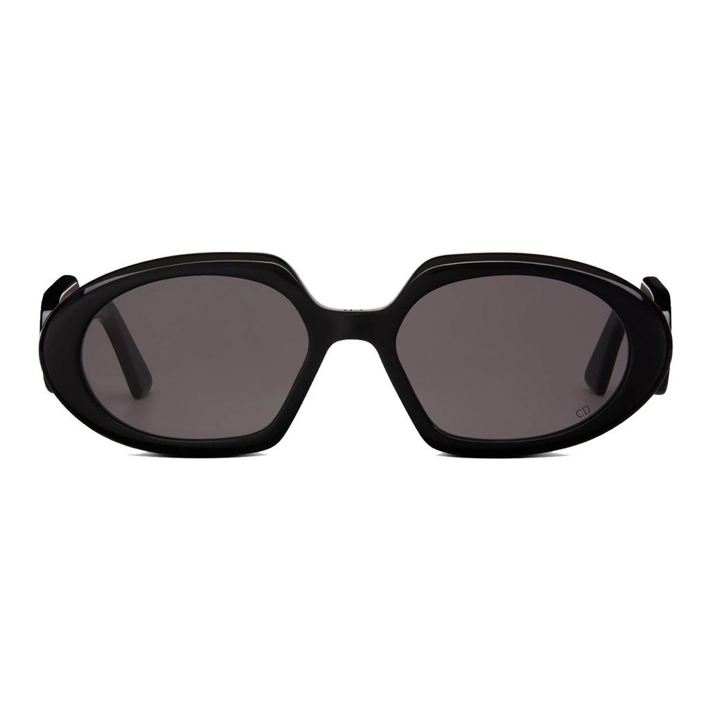 Dior Occhiali da sole rotondi Bobby R2U Occhiali da sole unisex Nero BOBYR2UXR-10A0
