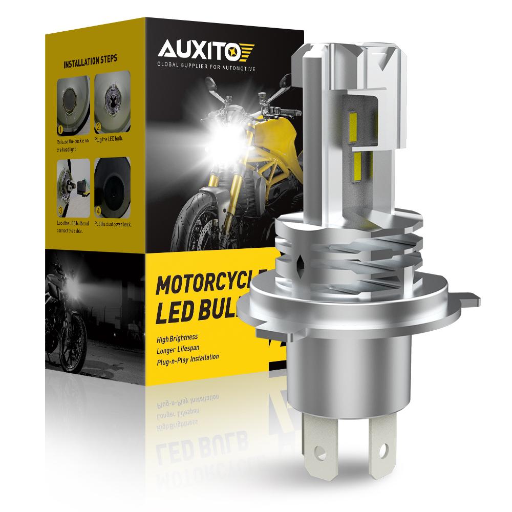 

AUXITO HB3 9005 H4 LED Motorcycle Headlight Bulb for Honda vtr firestorm cb 100 nc750x 6000K Hi/Lo Super Bright H4 LED Headlamp белый
