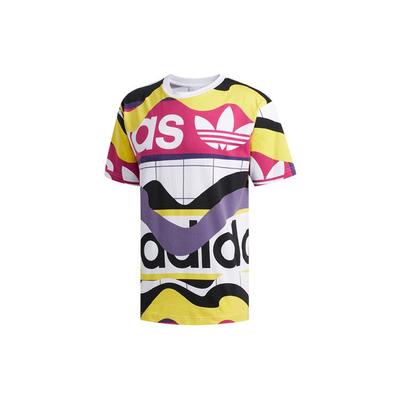 Originals Trefoil Casual Sport Round Neck Short Sleeve T-Shirt Men Tops White FM1553