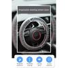 Disposable Steering Wheel Covers 100PCS PE Plastic Clear Protectors With Stretch Elastic For Scratch Prevention Universal Fit Car Interior