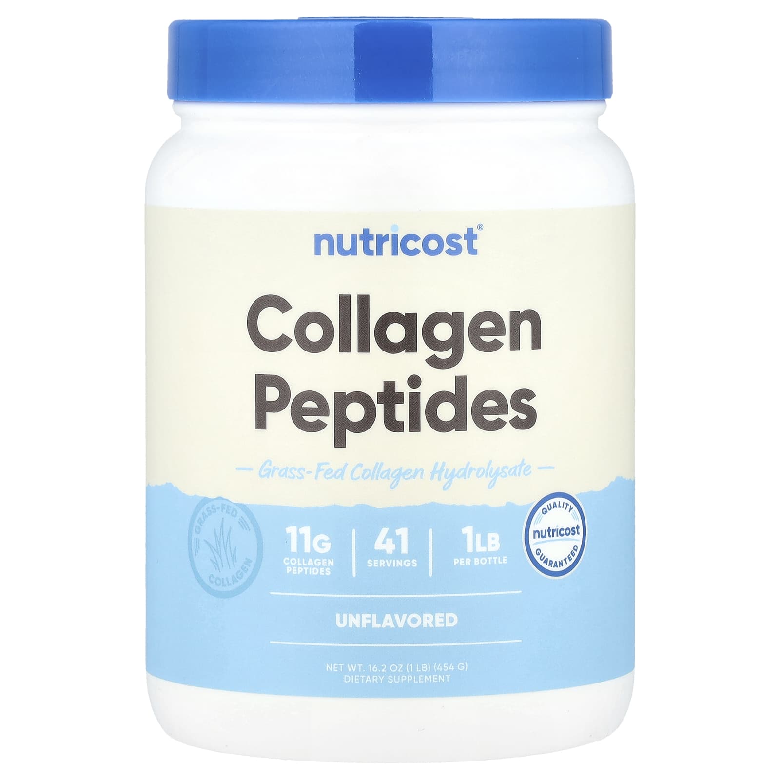 

Collagen Peptides, Unflavored, 454G (16.2Oz)