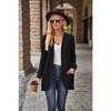 Women's Open Front Long Sleeve Knit Cardigan Loose Fit Casual Knit Sweater Coat
