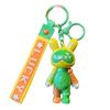 Trendy Lucky Rabbit Keychain Colorful Silicone Keyring For Birthdays And Celebrations