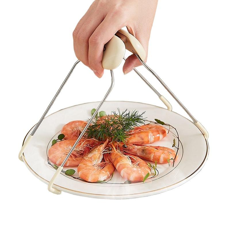 Tray Clamp Anti-ironing Clamp Kitchen Household Non-slip Bowl Plate Clamp Tool Casserole Steaming Heat Insulation Helper
