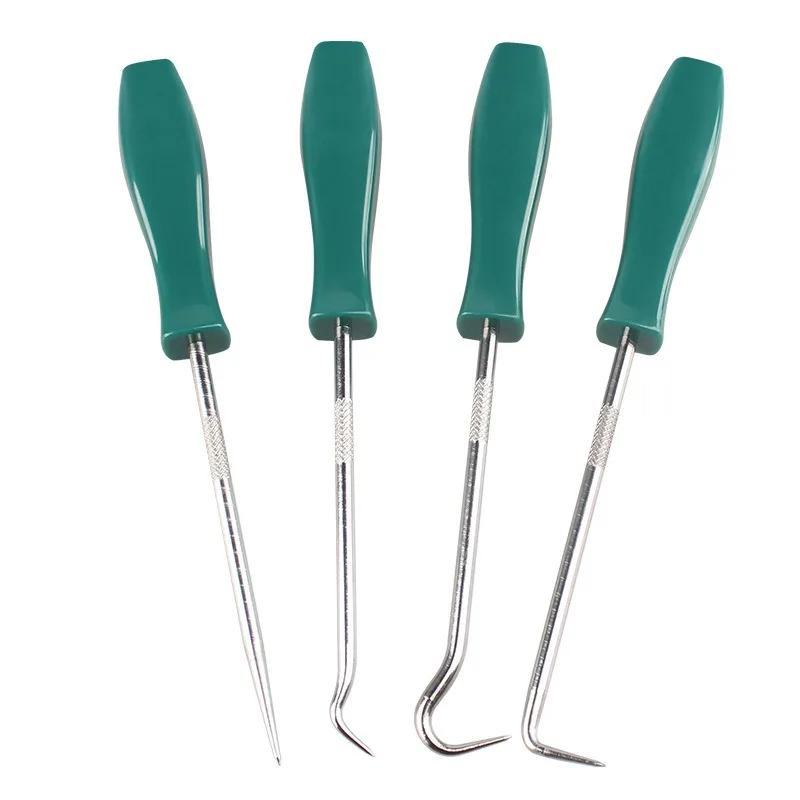 4Pcs 136.5mm Car Auto Vehicle Oil Seal Screwdrivers Set O-Ring Seal Gasket Puller Remover Pick Hooks Repair Tools for Car