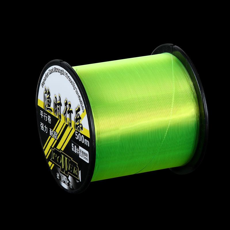 500m Ultra-Weiche Nylon-Angelschnur – Hohe Festigkeit, für Freizeit & Wild-Handruten-Einsatz
