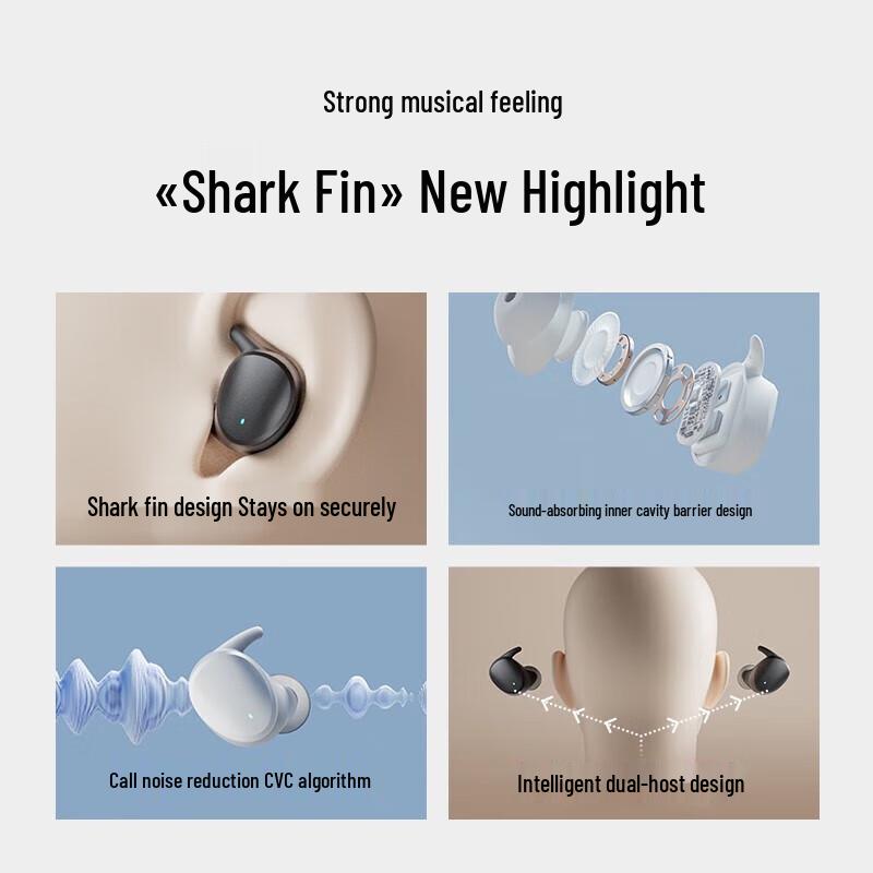 Sanag T10S Pro Echte kabellose geräuschunterdrückende Bluetooth-Ohrhörer