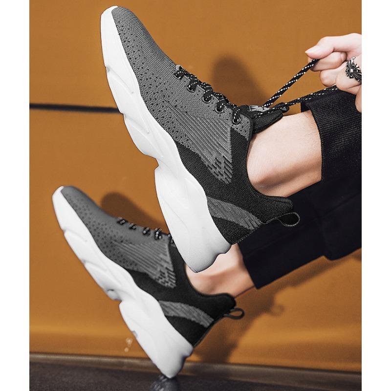 Men's Shoes, Outdoor Sports Shoes, Thick Soled, Height Increasing Casual Shoes, Men's Breathable Mesh Shoes