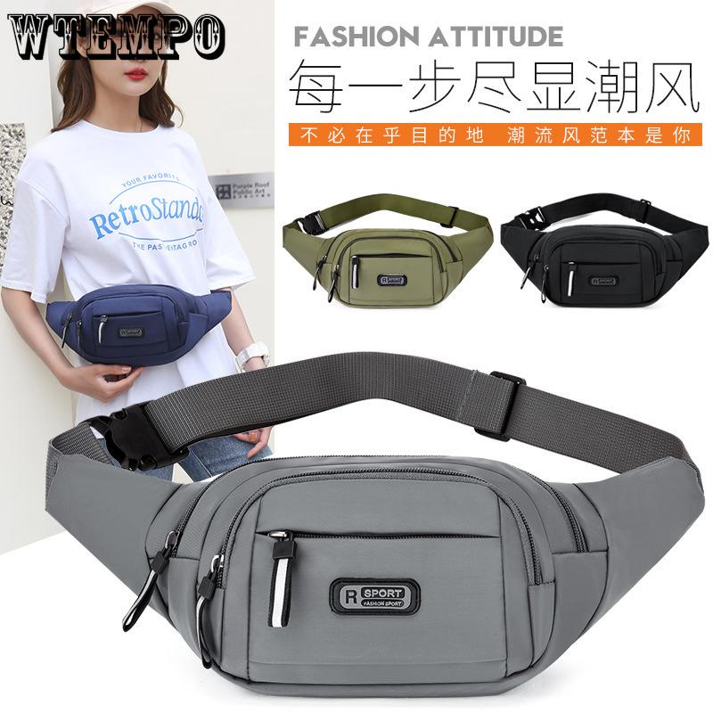 Men's and Women's Waist Bags Multifunctional Large Capacity Chest Bags Work Mobile Phone Bags