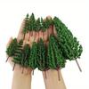 11 pièces de décorations de Noël pour décorations d'arbre de Noël - Idéal pour les scènes de table à sable, de train, de chemin de fer et de diorama paysager