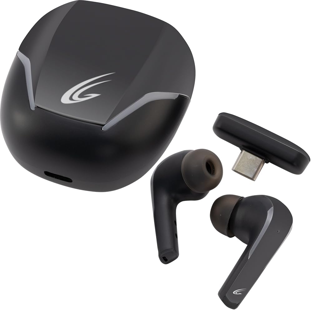 CYBER Wireless Gaming Earphones Black (for PS5/SWITCH/PC)