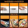 Round Barbecue Basket Stainless Steel Rolling Barbecue Basket Portable Round Outdoor Camping Barbecue Grill Vegetables, Fish
