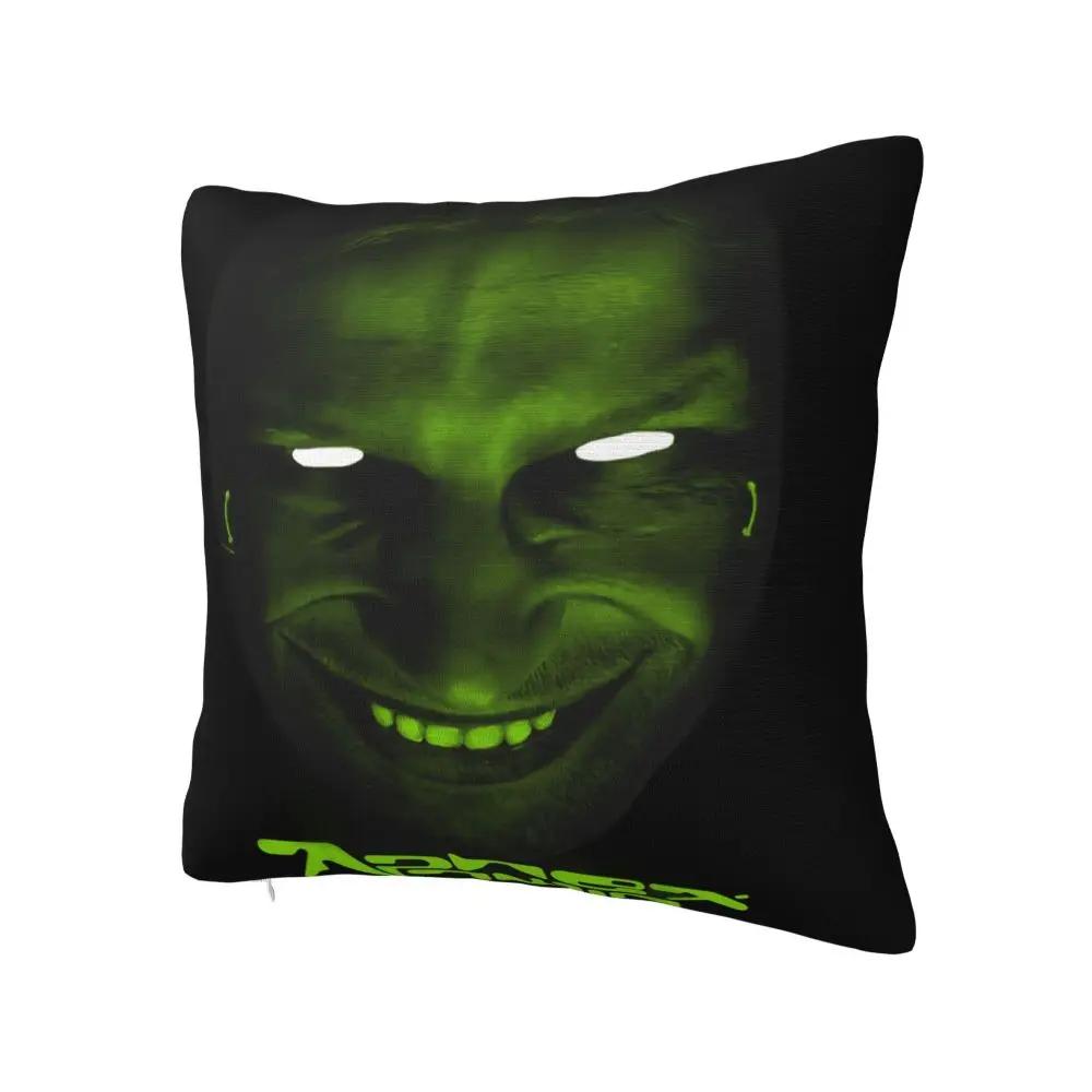 Aphex Twin Klassisch Schwarz Kissenbezug Doppelseitiger Druck Polyester Kissenbezug Deko Kissenbezug Sofa Quadratisch ''