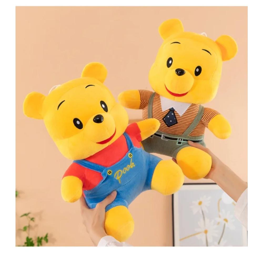 30cm Knuffel Winnie de Poeh Pluche Speelgoed Cartoon Anime Pop Grijpkraan Pop Cadeau voor Verjaardag Vriendin