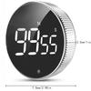 Kitchen Timer Digital Countdown Magnetic Egg Timer for Cooking with Constant Light Function for Classrooms Quiet for Kids Adults