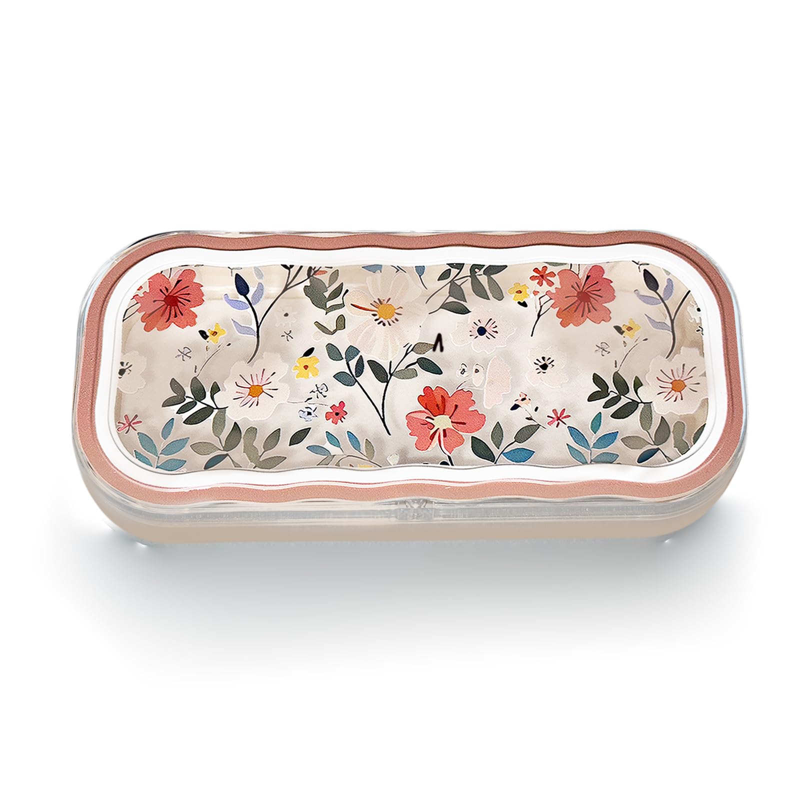 

Минималистичный цветочный бант, волнистый футляр для очков, креативная персональная коробка для хранения очков, держатель для очков с бабочкой и котенком для студентов