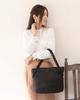 BAG since Imai Bag totrue Genuine Leather Handbag with Twist Tote Woven Pony [IMAI 1977] Handle, Bag, (33163 Black)